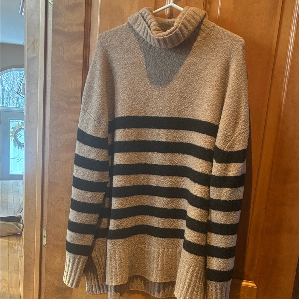 4 for $20 Striped Brown and Black women Sweater